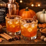 Pumpkin spice Jack Daniels cocktails for cozy autumn evenings at home