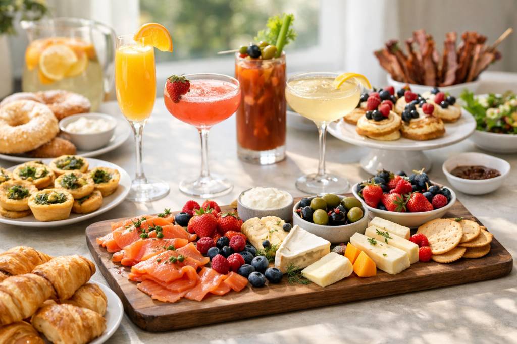 What to serve at your next brunch cocktail party for stress-free hosting