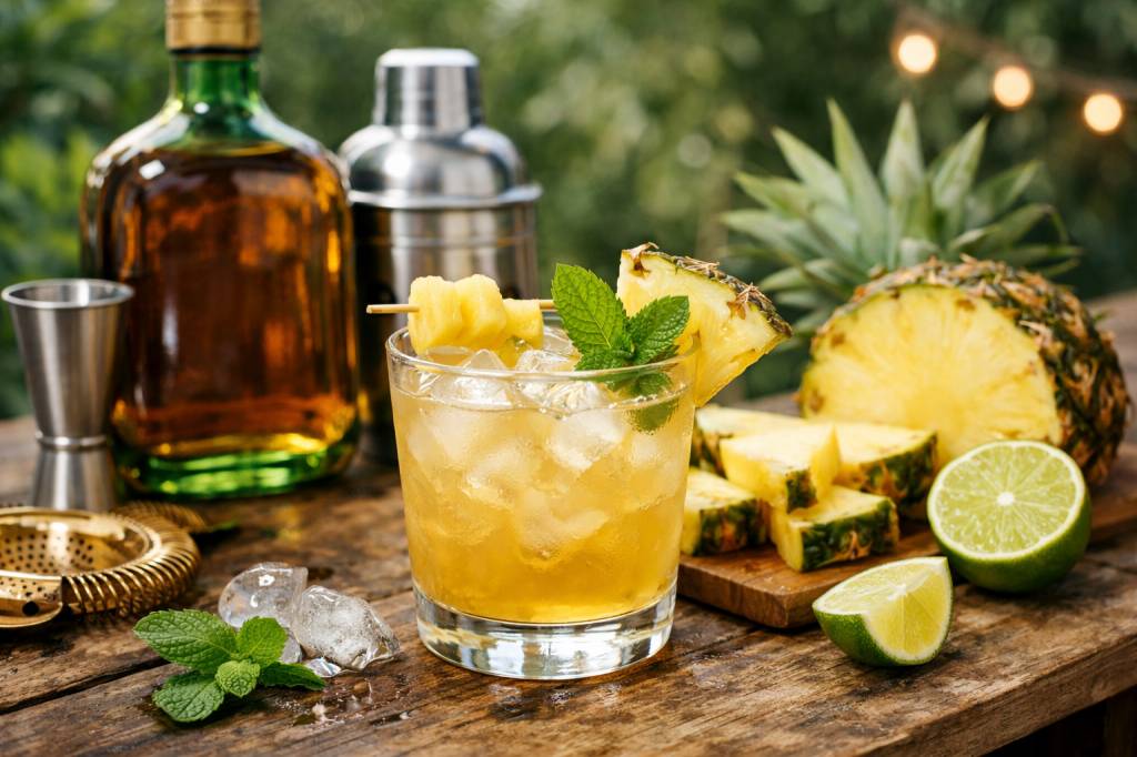 Pineapple Buchanan mix ideas that flatter blended Scotch without masking it
