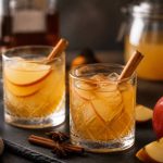 Apple cider and cinnamon whiskey cocktail recipes
